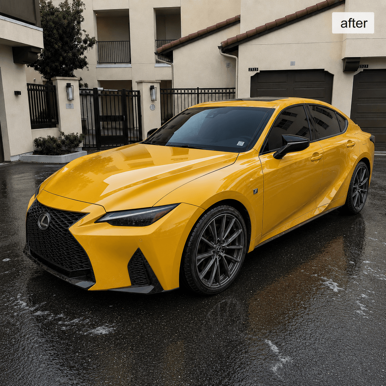 After detailing